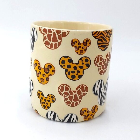 Disney Parks  Animal Kingdom  3D Mickey Mouse Animal Prints Mug-16 Ounces - Picture 2 of 6